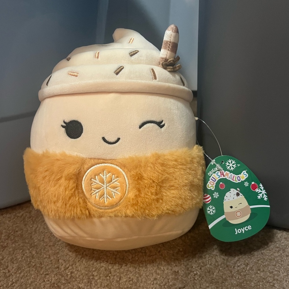 NWT Squishmallows Joyce The Eggnog 8" Plush